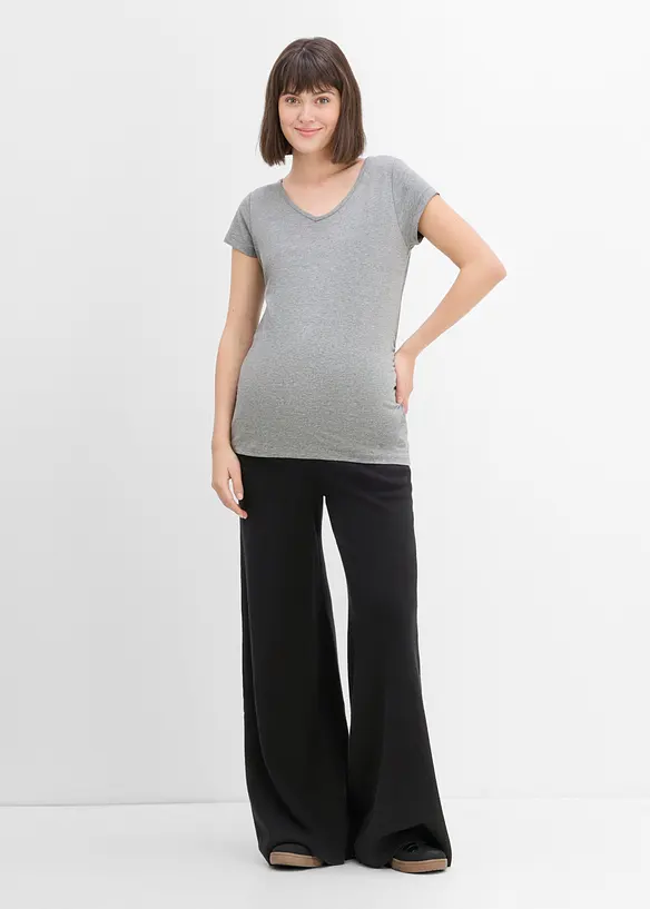 Umstandshose aus weichem Strick, Straight  Leg, bonprix