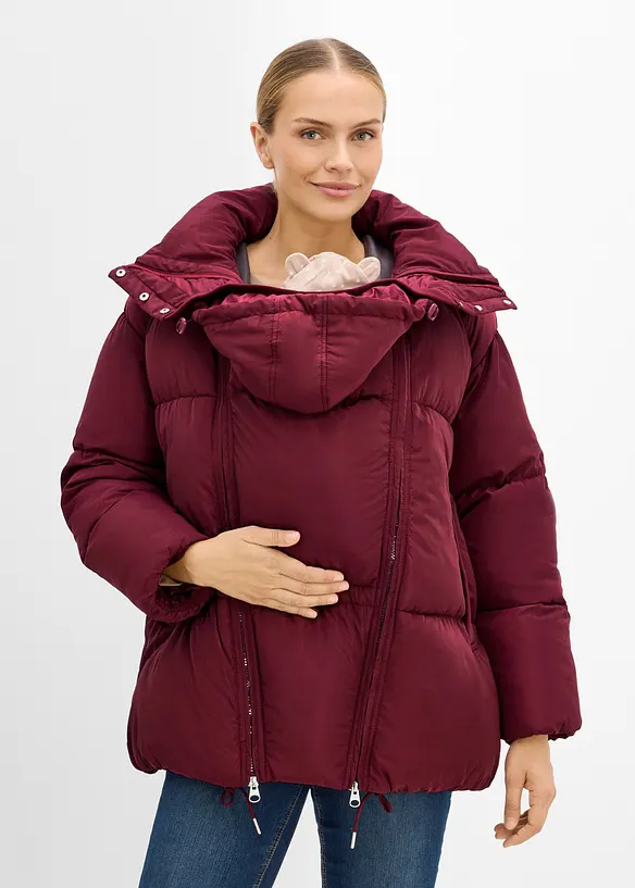 Doudoune de grossesse oversize 3 en 1 avec empi&egrave;cement de portage, bonprix