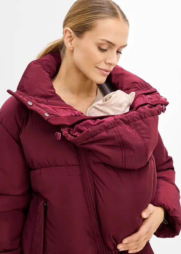 Doudoune de grossesse oversize 3 en 1 avec empi&egrave;cement de portage, bonprix