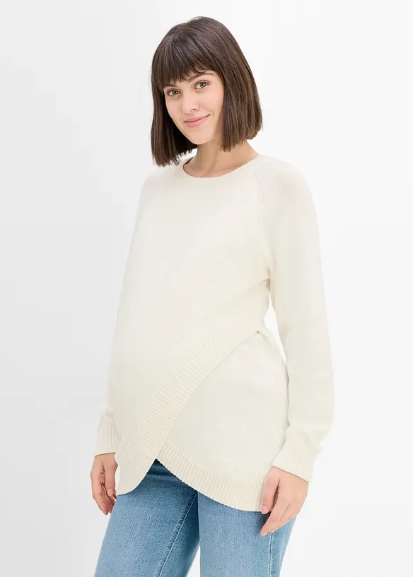 2-in-1 weicher Umstands- und Stillpullover, bonprix