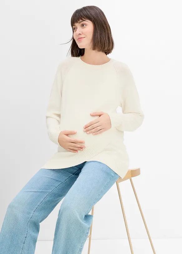 2-in-1 weicher Umstands- und Stillpullover, bonprix