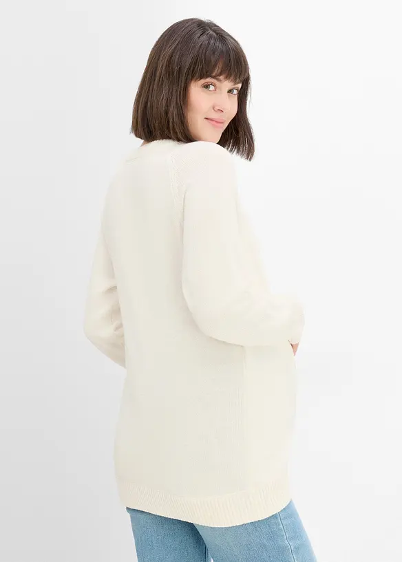 2-in-1 weicher Umstands- und Stillpullover, bonprix