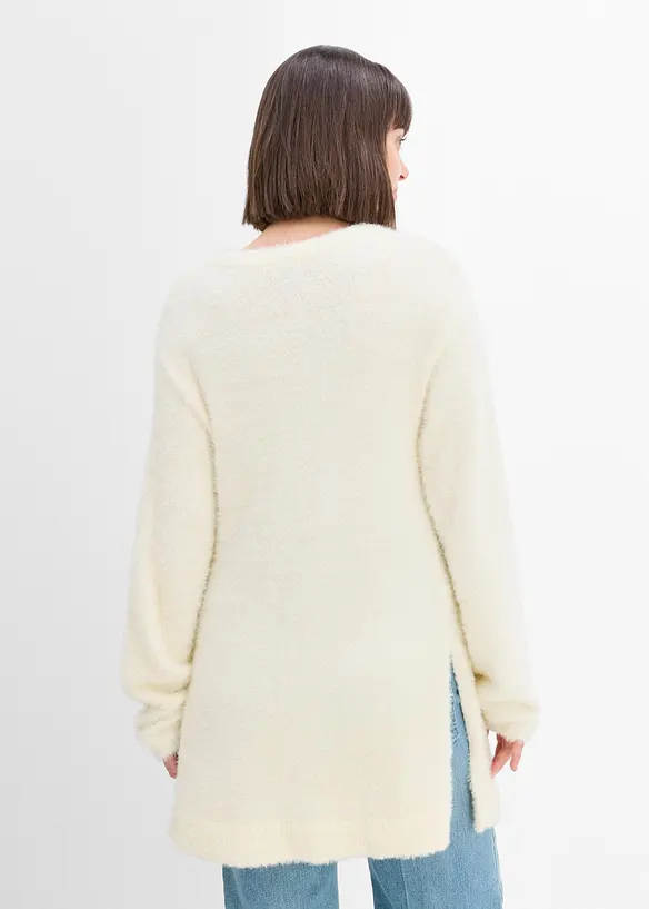 Pull de grossesse 2en1 effet peluche avec fentes d&rsquo;allaitement, bonprix
