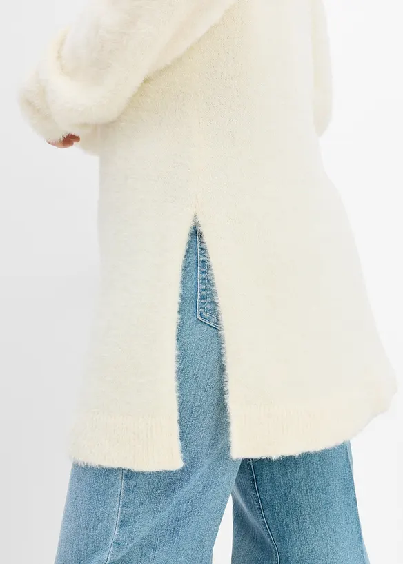 Pull de grossesse 2en1 effet peluche avec fentes d&rsquo;allaitement, bonprix