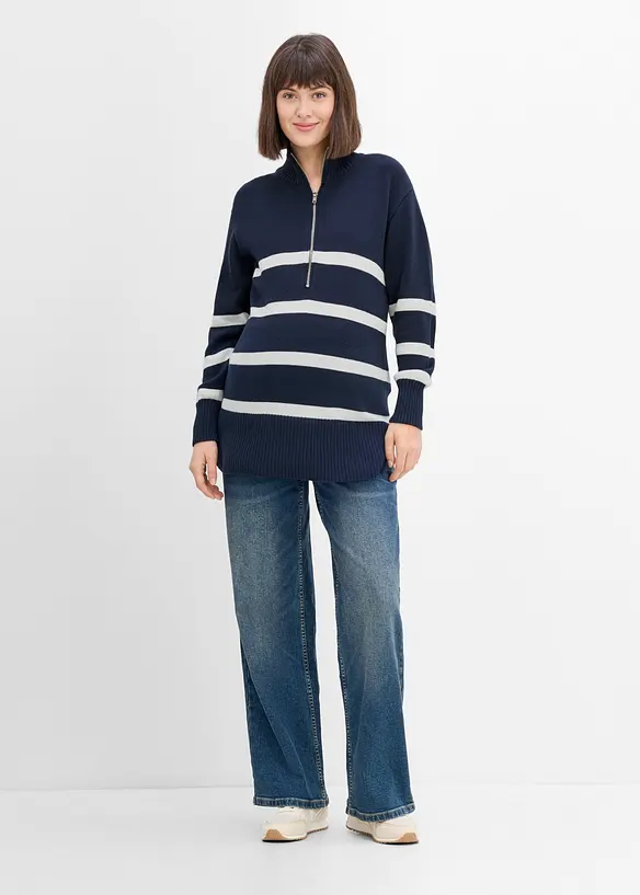 Pull camionneur de grossesse et d&rsquo;allaitement, 100% coton, bonprix