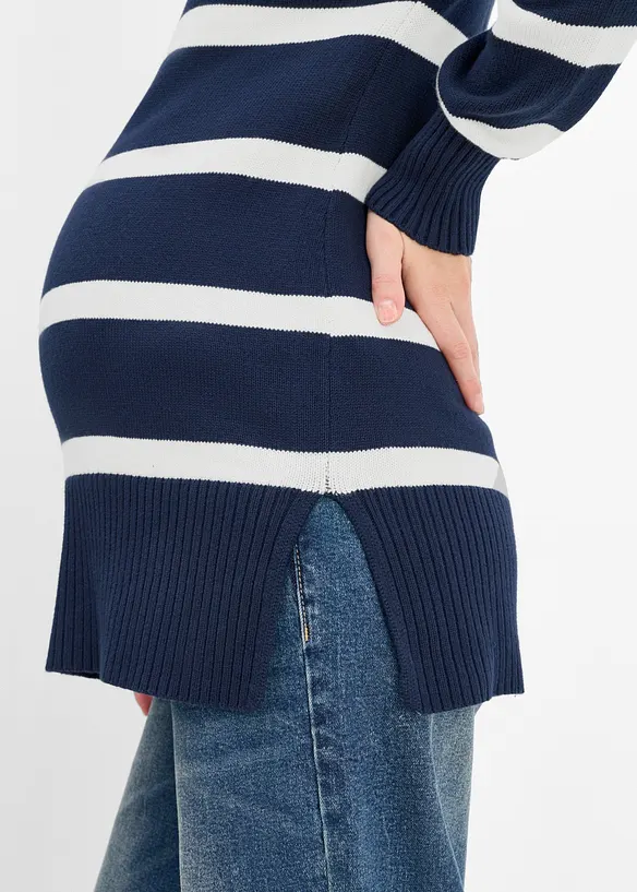 Pull camionneur de grossesse et d&rsquo;allaitement, 100% coton, bonprix