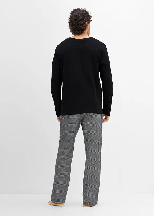 Pyjama avec pantalon en flanelle, bonprix