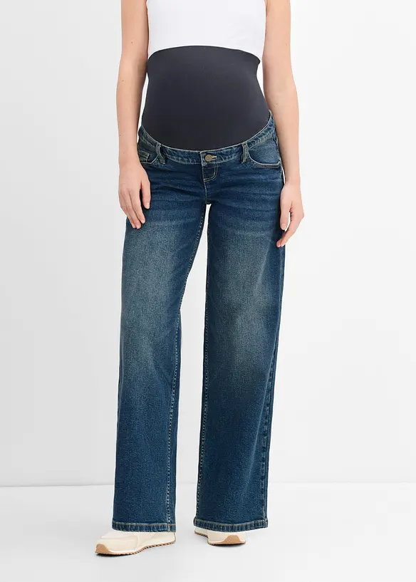 Jean de grossesse en coton, Wide Leg, bonprix