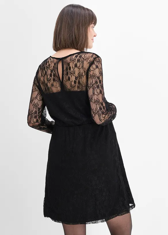 Festliches Umstandskleid aus Spitze und Jersey, bonprix