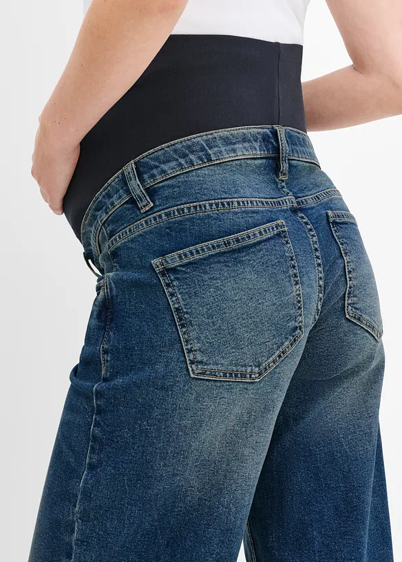 Jean de grossesse en coton, Wide Leg, bonprix