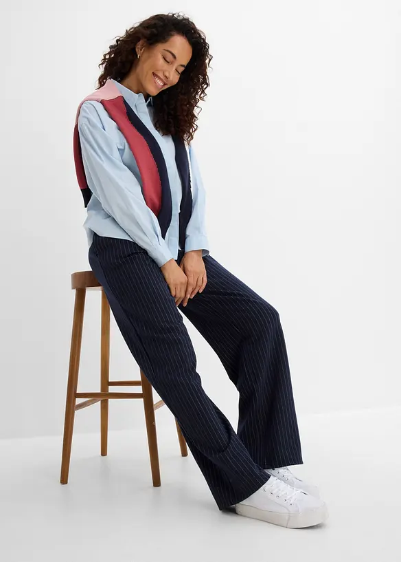 Jersey-Hose aus Punto di Roma, bonprix