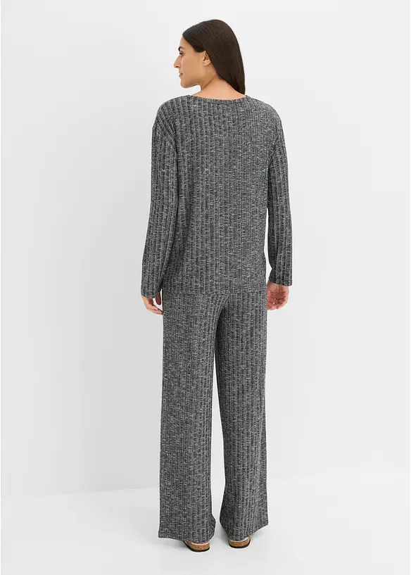 Loungewear Hausanzug aus Rippe, bonprix