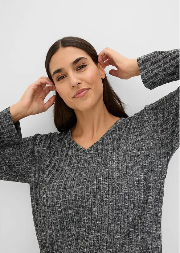 Loungewear Hausanzug aus Rippe, bonprix