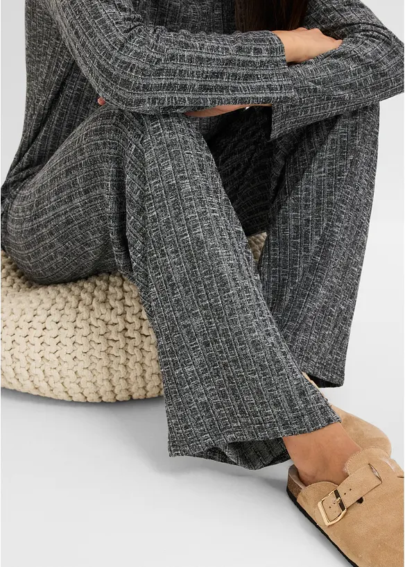 Loungewear Hausanzug aus Rippe, bonprix
