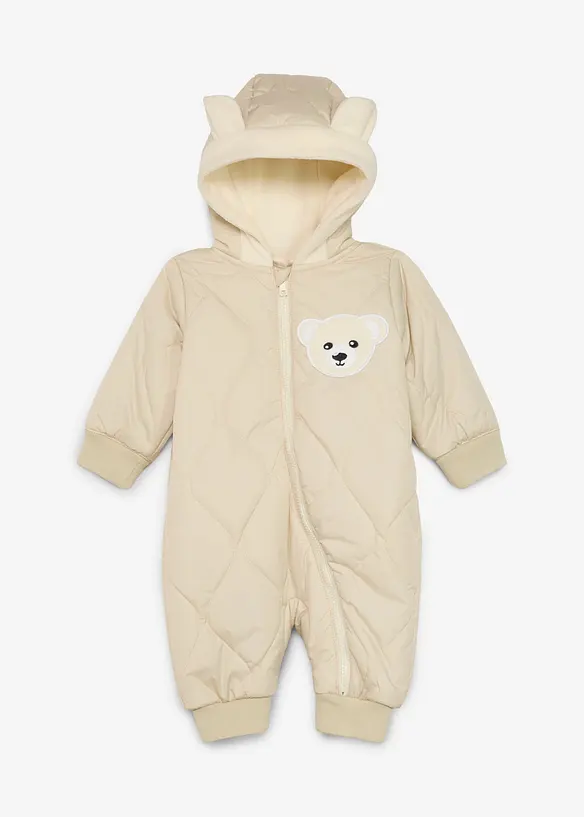 Combinaison b&eacute;b&eacute; chaudement rembourr&eacute;e, d&eacute;perlante et coupe-vent, bonprix