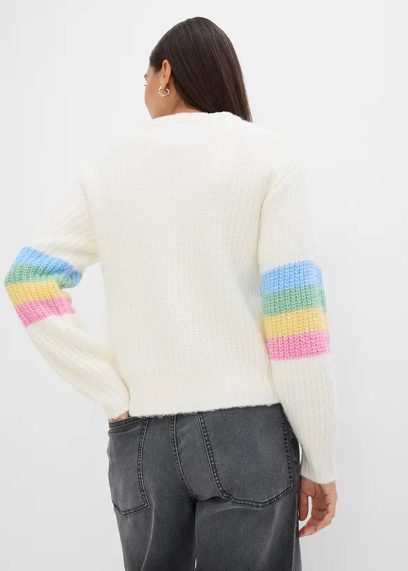 Pull avec laine, bonprix