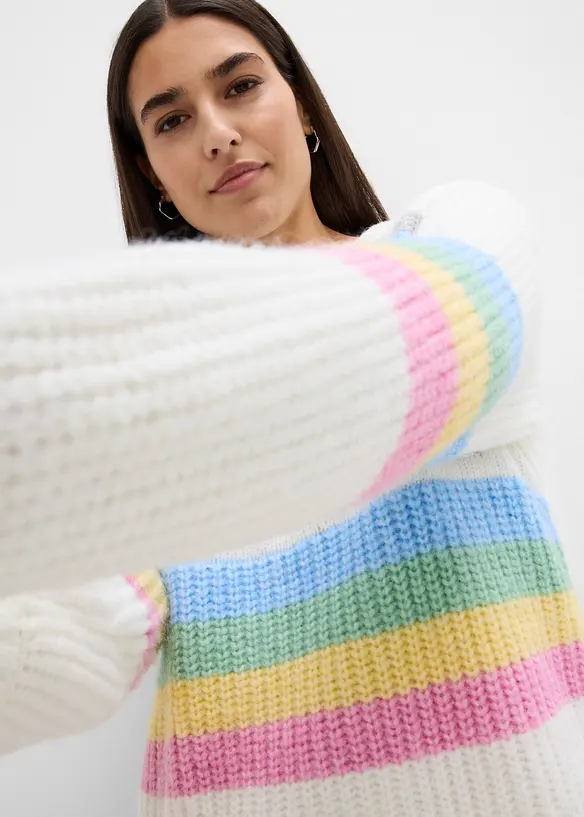 Pull avec laine, bonprix