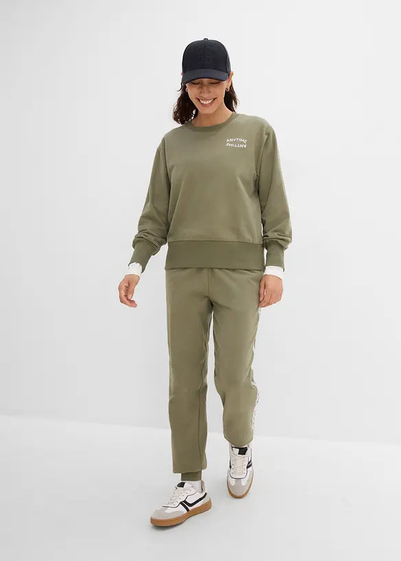 Sweat oversize doux en coton majoritaire, bonprix