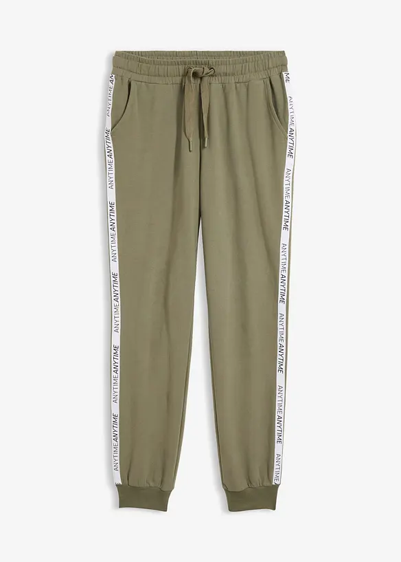 Pantalon de jogging doux en coton m&eacute;lang&eacute;, bonprix