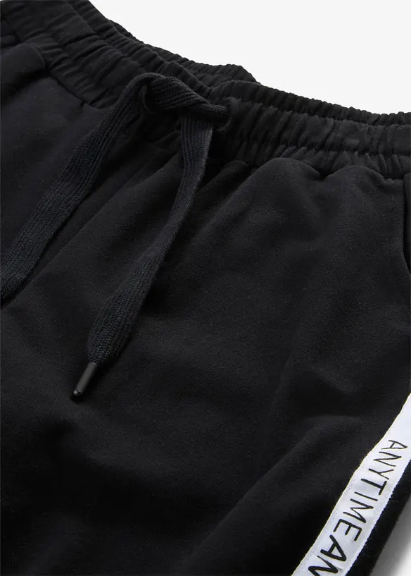 Pantalon de jogging doux en coton m&eacute;lang&eacute;, bonprix