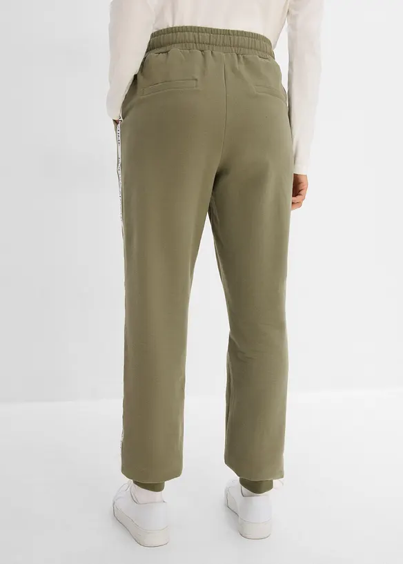 Pantalon de jogging doux en coton m&eacute;lang&eacute;, bonprix