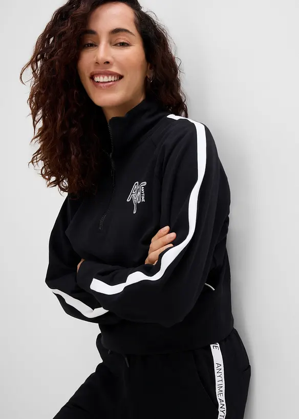 Pantalon de jogging doux en coton m&eacute;lang&eacute;, bonprix