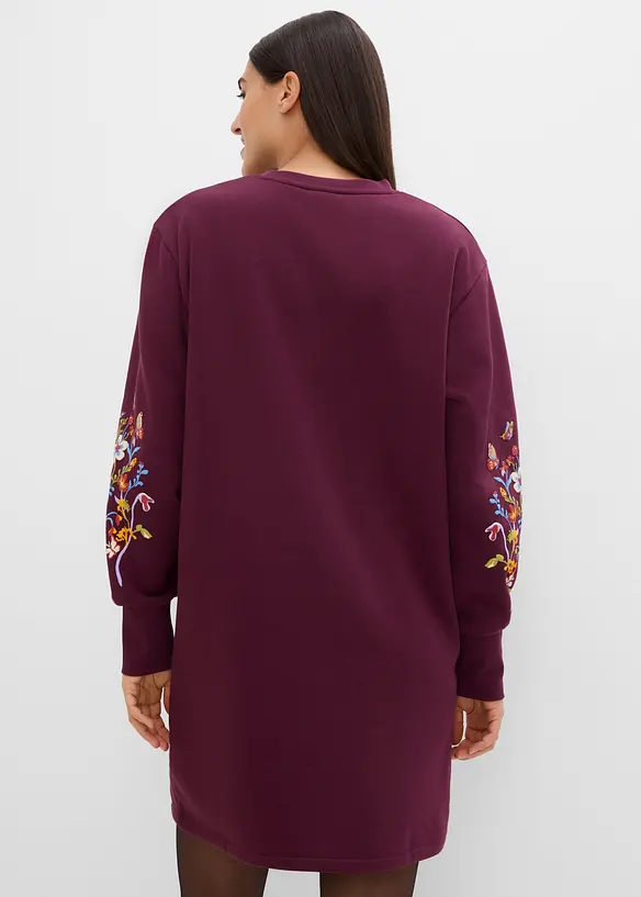 Sweatkleid aus Baumwoll-Mix, bonprix