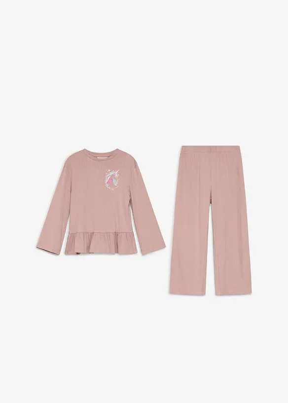 T-shirt et pantalon en viscose (ens. 2 pces), bonprix