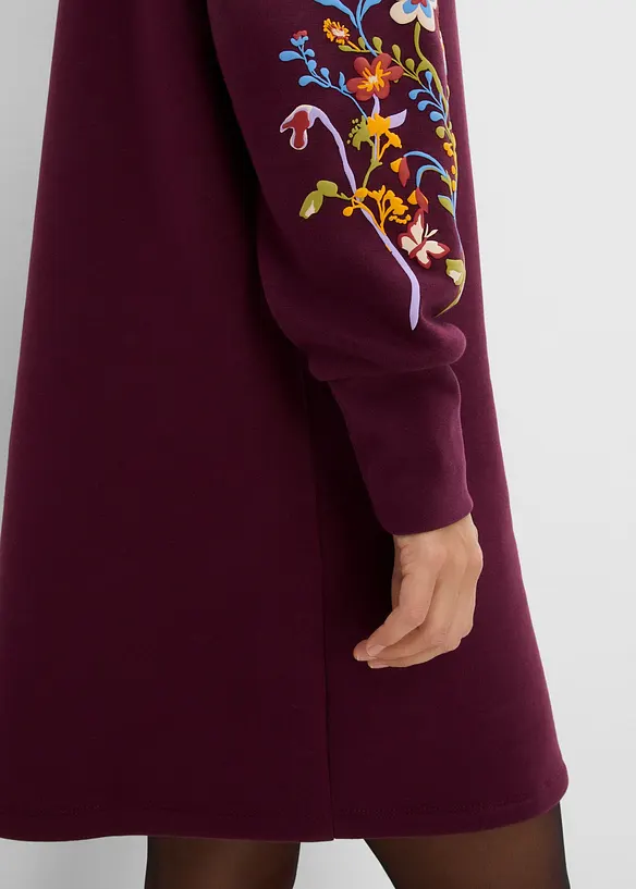 Sweatkleid aus Baumwoll-Mix, bonprix