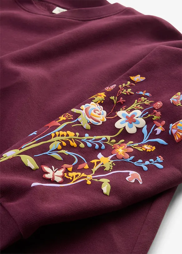 Sweatkleid aus Baumwoll-Mix, bonprix