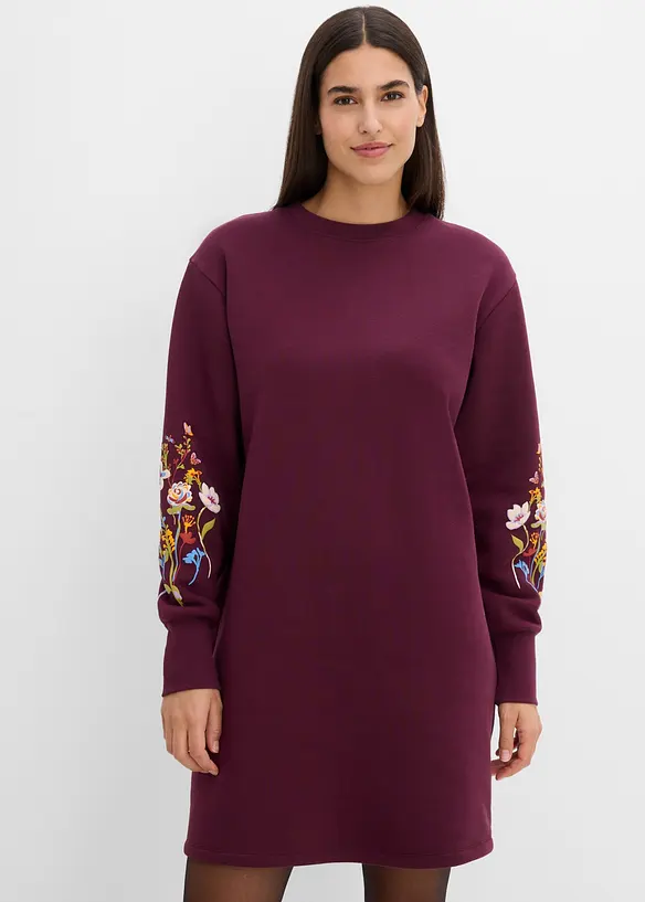 Sweatkleid aus Baumwoll-Mix, bonprix