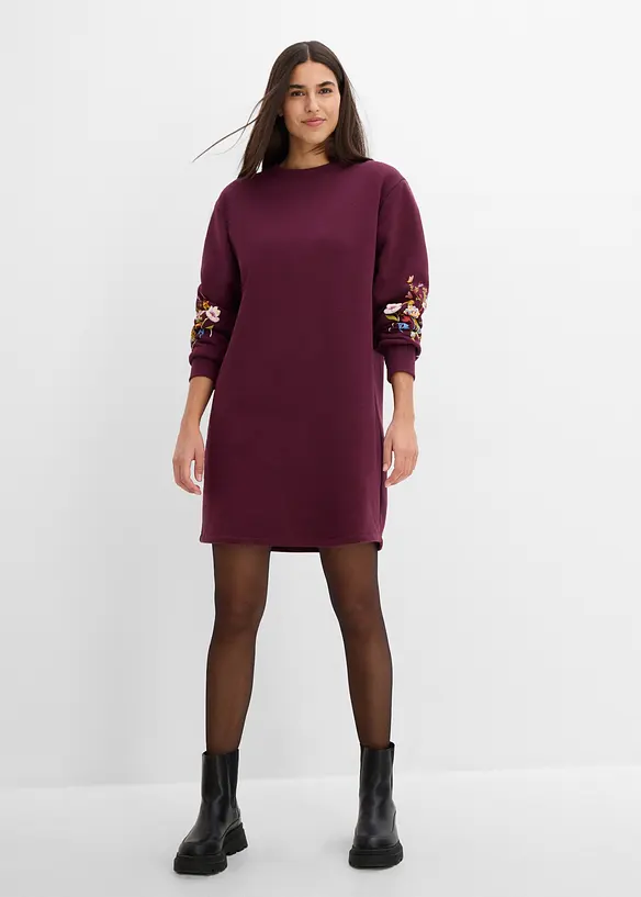 Sweatkleid aus Baumwoll-Mix, bonprix