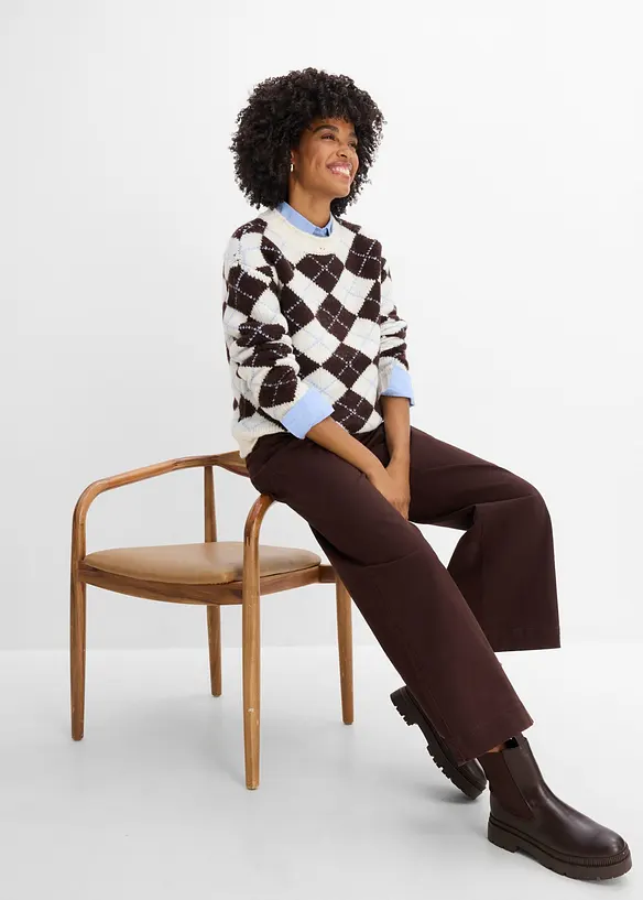 Pull norv&eacute;gien, bonprix