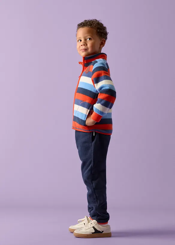 Veste polaire Lurchi &agrave; d&eacute;tails contrastants, Lurchi
