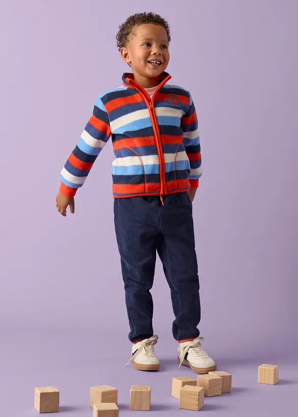 Veste polaire Lurchi &agrave; d&eacute;tails contrastants, Lurchi