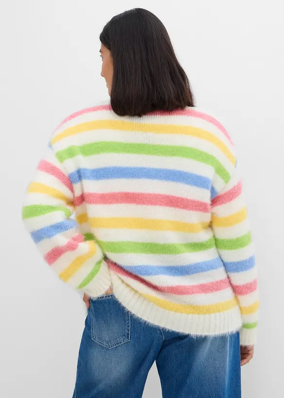 Pull en maille textur&eacute;e, bonprix