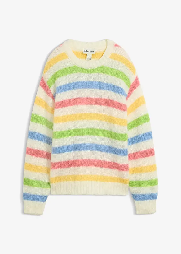 Pull en maille textur&eacute;e, bonprix