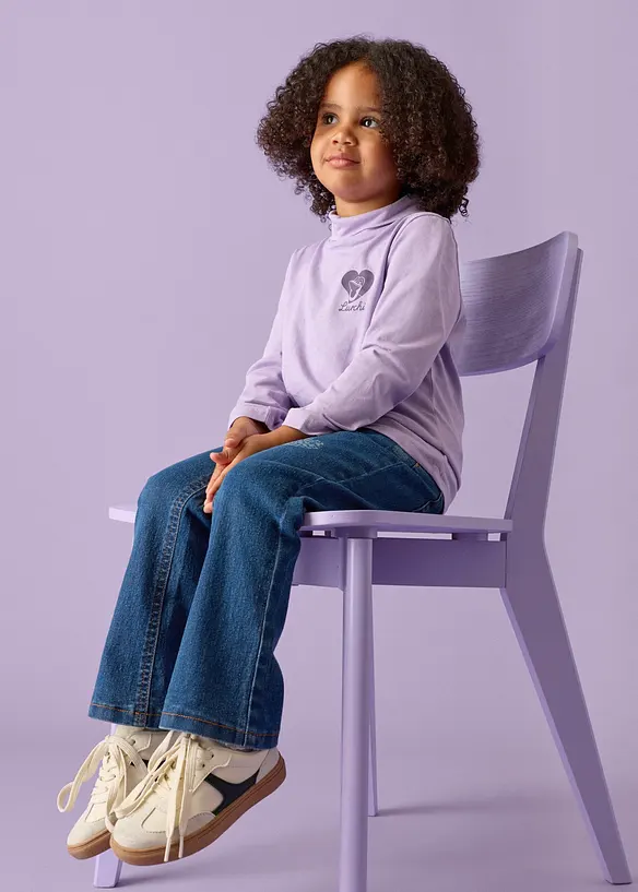 Lot de 2 T-shirts col roul&eacute; en coton doux, Lurchi