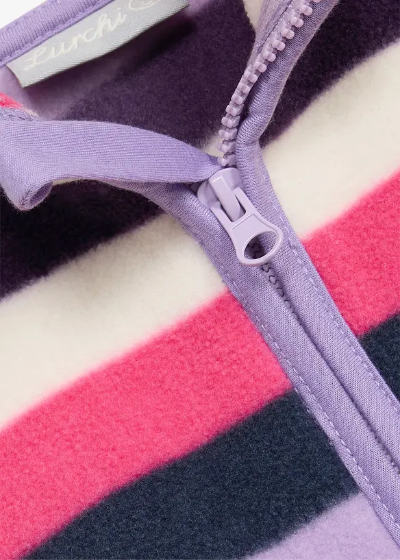 Veste polaire Lurchi &agrave; d&eacute;tails contrastants, Lurchi