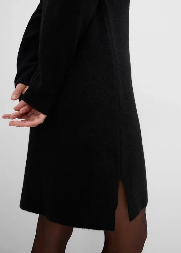 Strickkleid mit Applikation, bonprix