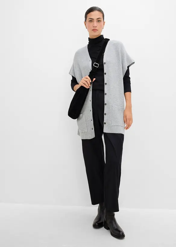 Strick-Cape aus feinem Viskose-Mix, bonprix