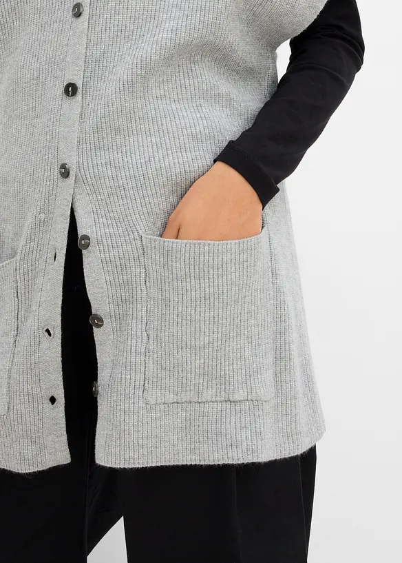 Strick-Cape aus feinem Viskose-Mix, bonprix