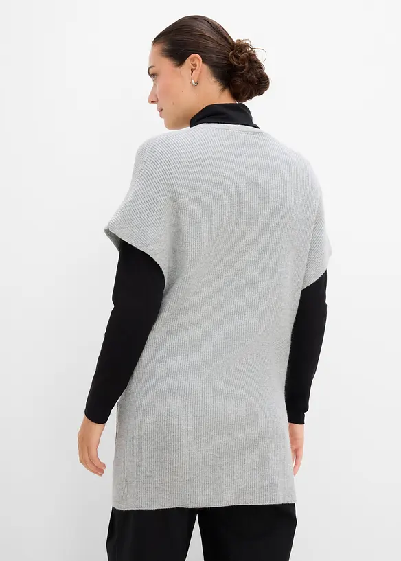 Strick-Cape aus feinem Viskose-Mix, bonprix