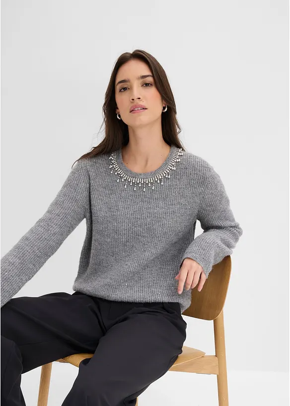 Pull avec application, bonprix
