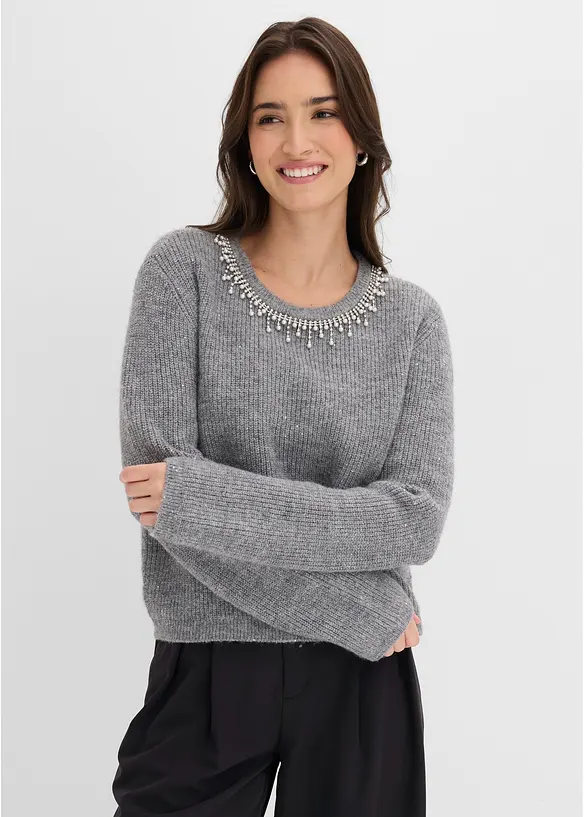 Pull avec application, bonprix