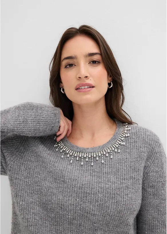 Pull avec application, bonprix