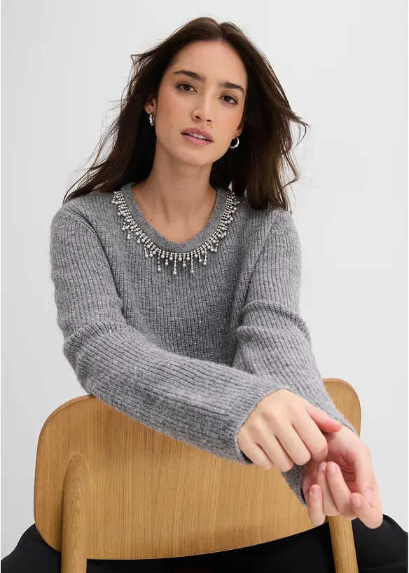 Pull avec application, bonprix