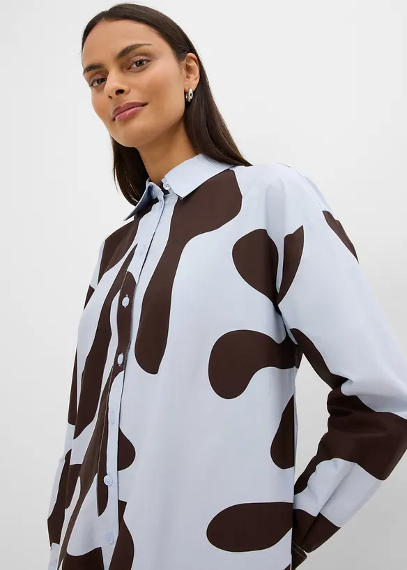 Robe-chemise 100% coton, bonprix
