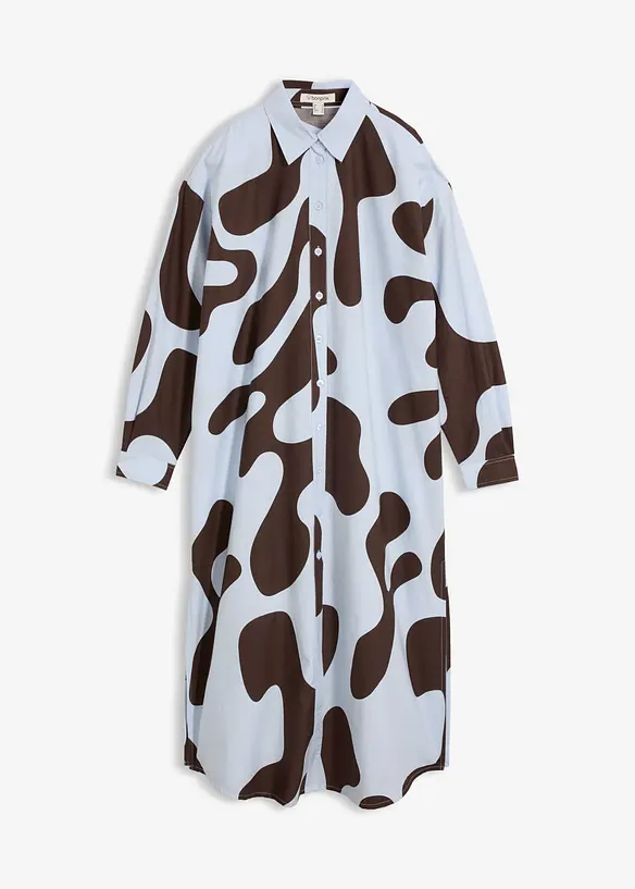 Robe-chemise 100% coton, bonprix