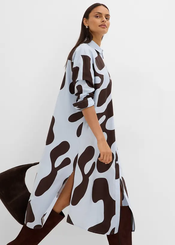 Robe-chemise 100% coton, bonprix